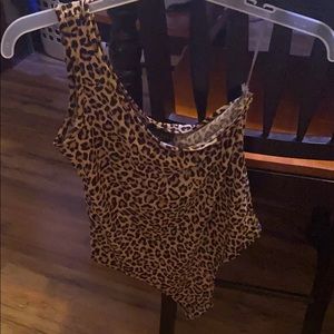 Cute leopard body suit (: